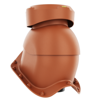 Wywietrznik kanalizacyjny do płyty falistej profil O CEGLASTY RAL 8004