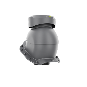 Wywietrznik kanalizacyjny do blachodachówki profil R GRAFIT RAL 7024