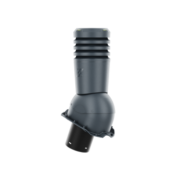 Kominek wentylacyjny Ecoline fi 150 mm do blachy trapezowej profil T14 wer. 3 ANTRACYT RAL 7016