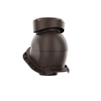 Wywietrznik kanalizacyjny do blachodachówki profil R CIEMNY BRĄZ RAL 8019