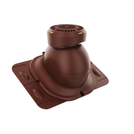 Wywietrznik kanalizacyjny z podstawą uniwersalną BRĄZOWY RAL 8017