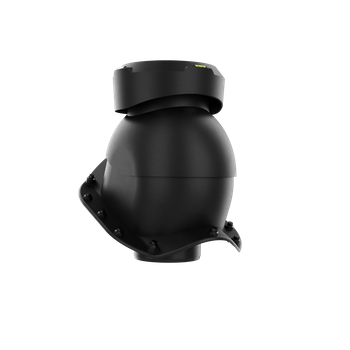 Wywietrznik kanalizacyjny do blachodachówki profil X CZARNY RAL 9005