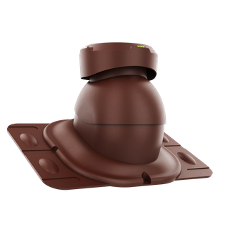 Wywietrznik kanalizacyjny z podstawą uniwersalną BRĄZOWY RAL 8017