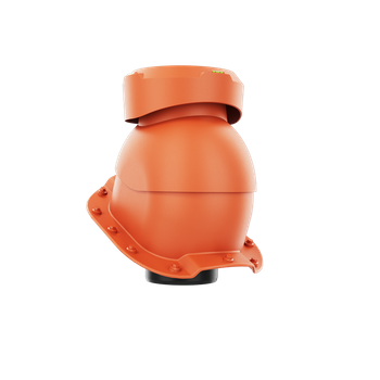 Wywietrznik kanalizacyjny do blachodachówki profil C CEGLASTY RAL 8004