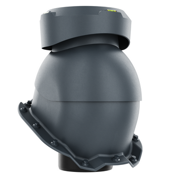 Wywietrznik kanalizacyjny do blachy trapezowej profil T14 wer. 1 ANTRACYT RAL 7016