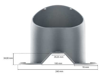 Wywietrznik kanalizacyjny do blachy trapezowej profil T35 ANTRACYT RAL 7016
