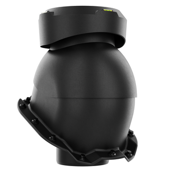 Wywietrznik kanalizacyjny do blachy trapezowej profil T14 wer. 3 CZARNY RAL 9005