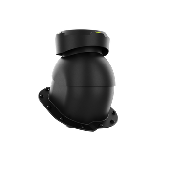 Wywietrznik kanalizacyjny do blachodachówki profil L CZARNY RAL 9005