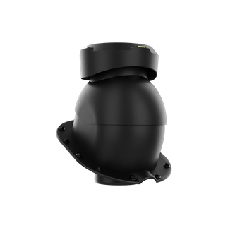 Wywietrznik kanalizacyjny do blachodachówki profil M CZARNY RAL 9005
