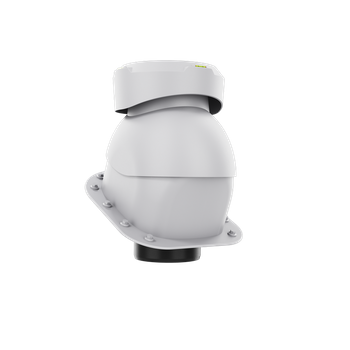 Wywietrznik kanalizacyjny do blachodachówki profil H JASNY SZARY RAL 7036