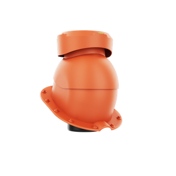 Wywietrznik kanalizacyjny do blachodachówki profil M CEGLASTY RAL 8004