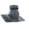 Wywietrznik kanalizacyjny z podstawą uniwersalną ANTRACYT RAL 7016