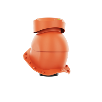 Wywietrznik kanalizacyjny do blachodachówki profil W CEGLASTY RAL 8004