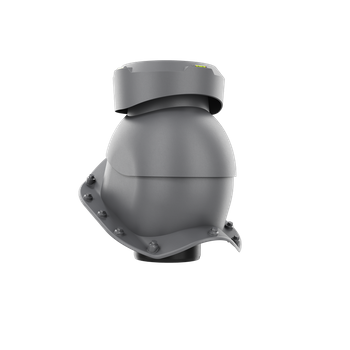 Wywietrznik kanalizacyjny do blachodachówki profil X GRAFIT RAL 7024