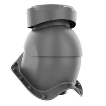 Wywietrznik kanalizacyjny do płyty falistej profil O GRAFIT RAL 7024