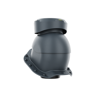 Wywietrznik kanalizacyjny do blachodachówki profil R ANTRACYT RAL 7016