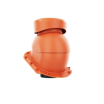 Wywietrznik kanalizacyjny do blachodachówki profil E CEGLASTY RAL 8004