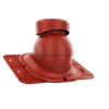 Wywietrznik kanalizacyjny z podstawą uniwersalną CZERWONY RAL 3009