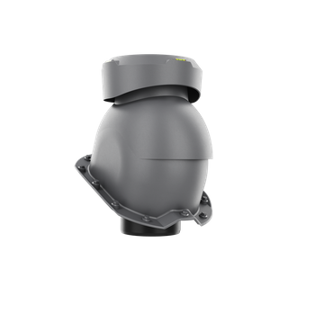 Wywietrznik kanalizacyjny do blachy trapezowej profil T18 GRAFIT RAL 7024