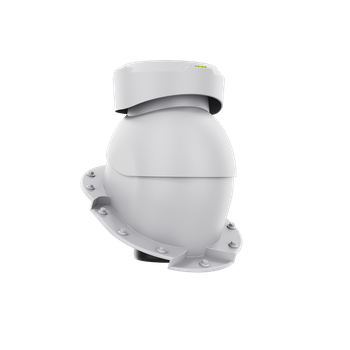 Wywietrznik kanalizacyjny do blachodachówk karpiówka JASNY SZARY RAL 7036