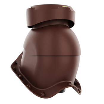 Wywietrznik kanalizacyjny do płyty falistej profil O BRĄZOWY RAL 8017