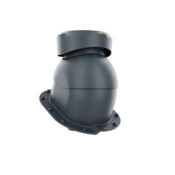 Wywietrznik kanalizacyjny do blachodachówki profil L ANTRACYT RAL 7016