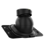 Wywietrznik kanalizacyjny z podstawą uniwersalną CZARNY RAL 9005