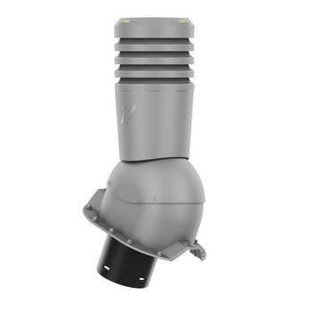 Kominek wentylacyjny Ecoline fi 150 mm do blachy trapezowej profil T35 GRAFIT METALIC RAL 9007