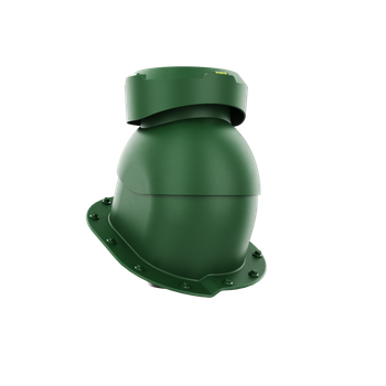 Wywietrznik kanalizacyjny do blachodachówki profil L ZIELONY RAL 6020