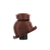 Wywietrznik kanalizacyjny do blachodachówki profil inny BRĄZOWY RAL 8017