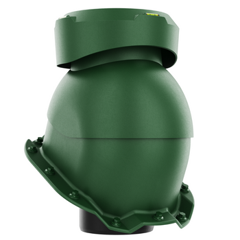 Wywietrznik kanalizacyjny do blachy trapezowej profil T14 wer. 2 ZIELONY RAL 6020