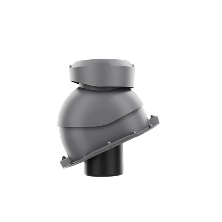 Wywietrznik kanalizacyjny do blachy trapezowej profil T18 GRAFIT RAL 7024