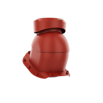 Wywietrznik kanalizacyjny do blachodachówki profil Z CZERWONY RAL 3009