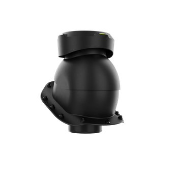Wywietrznik kanalizacyjny do blachodachówki profil B CZARNY RAL 9005