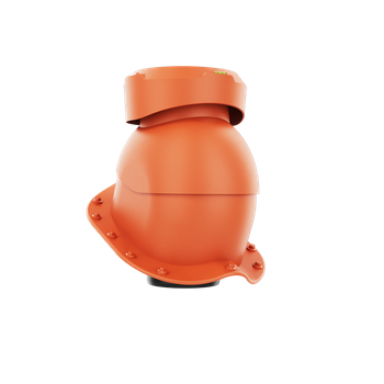 Wywietrznik kanalizacyjny do blachodachówki profil N CEGLASTY RAL 8004