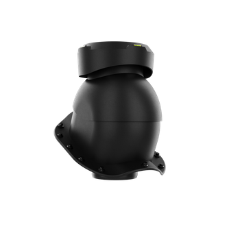 Wywietrznik kanalizacyjny do blachodachówki profil W CZARNY RAL 9005