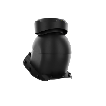 Wywietrznik kanalizacyjny do blachodachówki profil Z CZARNY RAL 9005