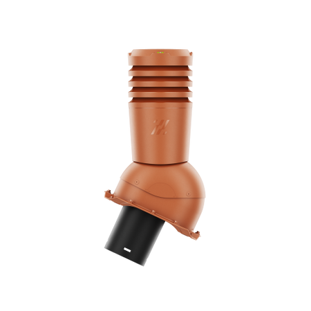 Kominek wentylacyjny Ecoline fi 150 mm do blachy trapezowej profil T14 wer. 3 CEGLASTY RAL 8004