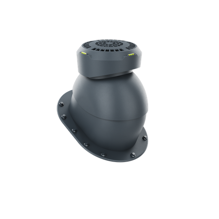 Wywietrznik kanalizacyjny z podstawą płaską ANTRACYT RAL 7016