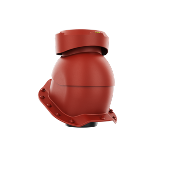 Wywietrznik kanalizacyjny do blachodachówki profil R CZERWONY RAL 3009