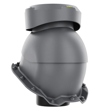 Wywietrznik kanalizacyjny do blachy trapezowej profil T14 wer. 2 GRAFIT RAL 7024