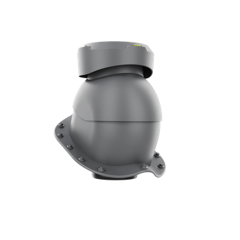 Wywietrznik kanalizacyjny do blachodachówki profil N GRAFIT RAL 7024