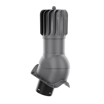 Kominek obrotowy podłużny Rotoline fi 125 do płyty falistej profil O GRAFIT RAL 7024