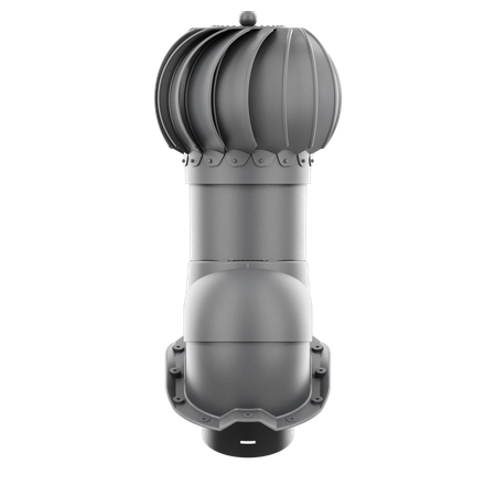 Kominek obrotowy Rotoline do blachy trapezowej profil T18 fi 150mm kulisty grafit