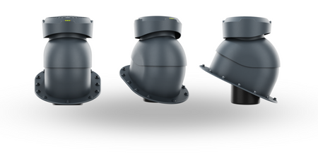 Wywietrznik kanalizacyjny do blachy TRB-RIB ANTRACYT RAL 7016