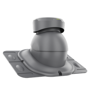 Wywietrznik kanalizacyjny z podstawą uniwersalną GRAFIT RAL 7024