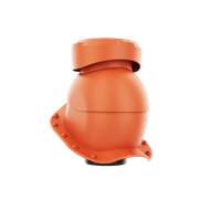 Wywietrznik kanalizacyjny do blachodachówki profil W CEGLASTY RAL 8004