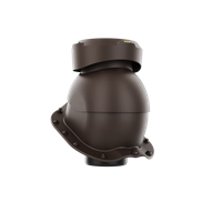 Wywietrznik kanalizacyjny do blachodachówki profil F CIEMNY BRĄZ RAL 8019