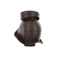 Wywietrznik kanalizacyjny do blachodachówki profil X CIEMNY BRĄZ RAL 8019