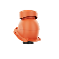 Wywietrznik kanalizacyjny do blachodachówki profil B CEGLASTY RAL 8004